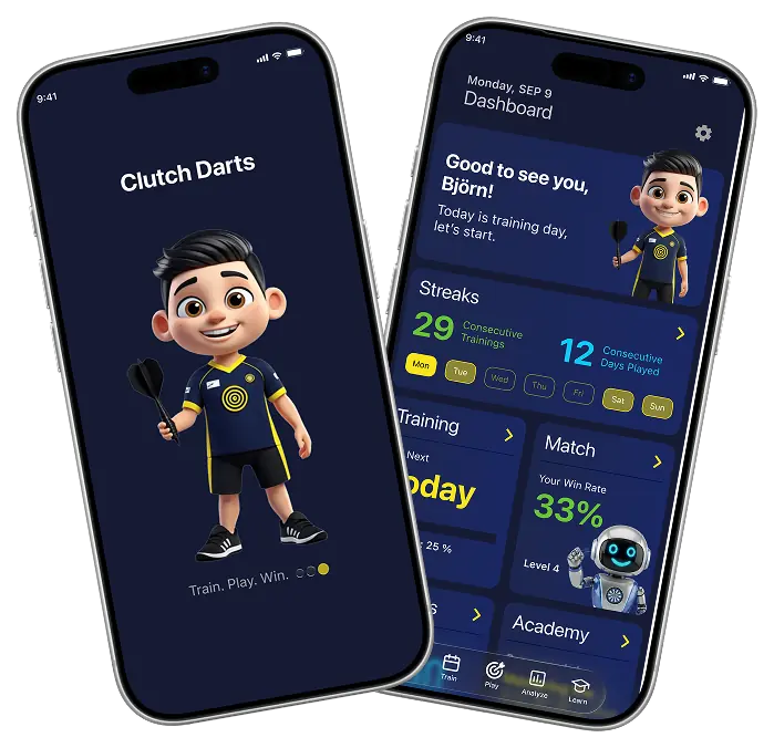 Clutch Darts app screenshots